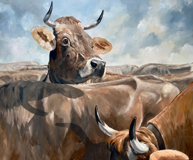 cow painting